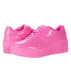 Puma Pink Platform Sneakers